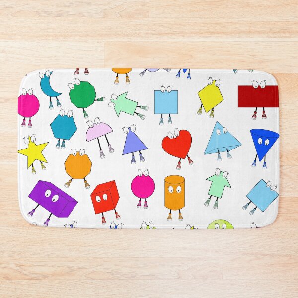 Item preview, Colorful 2D & 3D Geometric Shapes Pattern for Kids designed and sold by idovedesign.