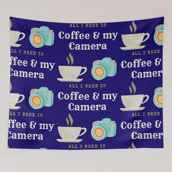 Item preview, All I Need Is Coffee & My Camera. I'm Coffee Lovers Photographer. designed and sold by SuvrasaiMerch.