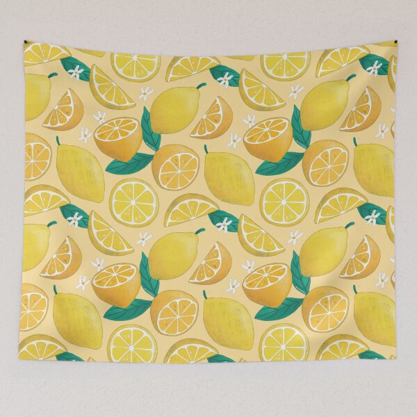 Item preview, Zesty Lemons Pattern - Yellow Palette designed and sold by CircusCreative.