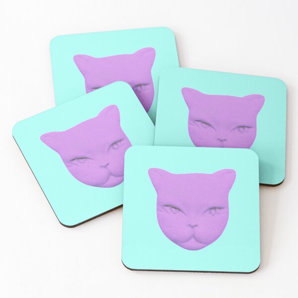 Item preview, Terra Catta Cat Lady ~ Lavender/Mint Green designed and sold by CatsMeowDesigns.