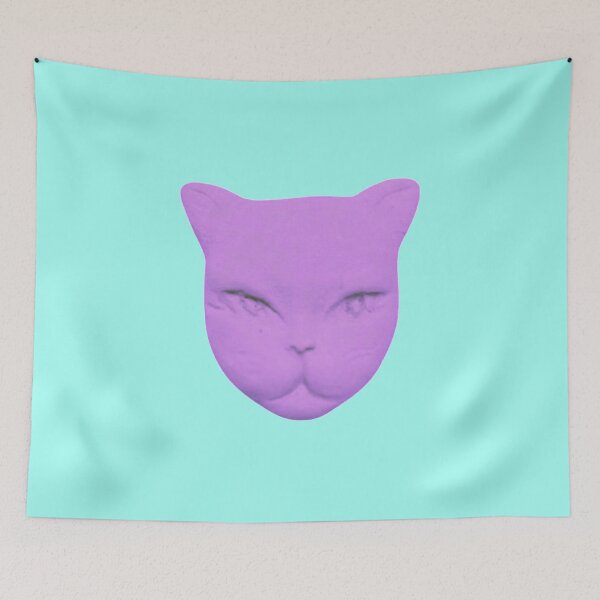 Item preview, Terra Catta Cat Lady ~ Lavender/Mint Green designed and sold by CatsMeowDesigns.