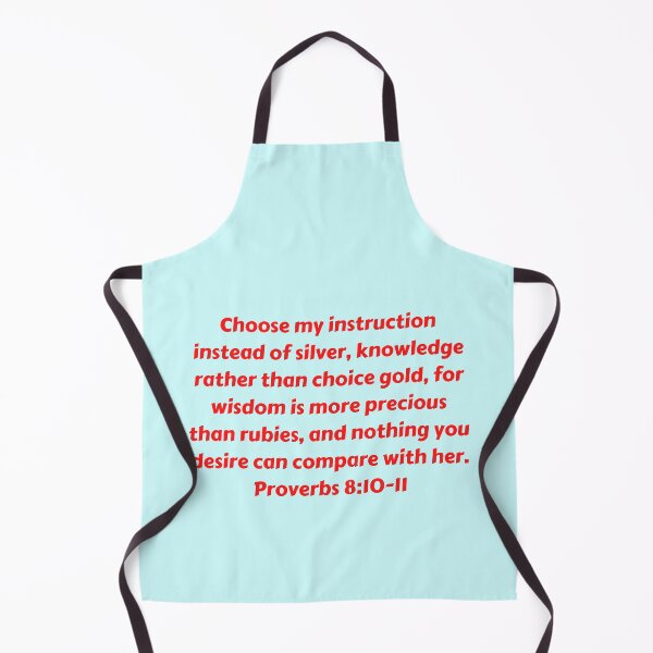Item preview, Bible Verse Proverbs 8:10-11 designed and sold by Prayingwarrior.