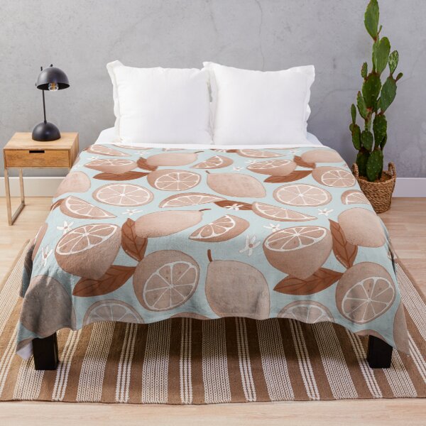 Item preview, Zesty Lemons Pattern - Ochre and Vintage Mint Palette designed and sold by CircusCreative.