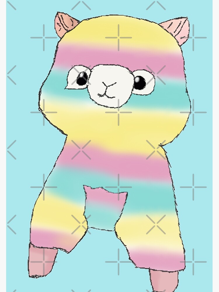 rainbow alpaca