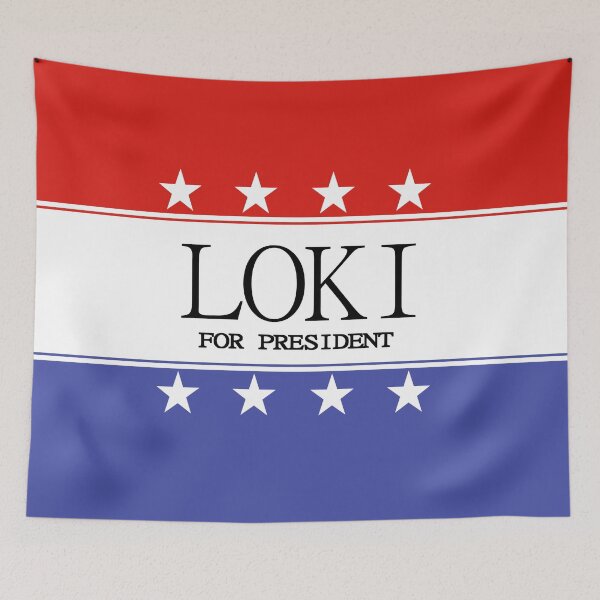 Item preview, Vote God of Mischief for President designed and sold by Vixxen92.