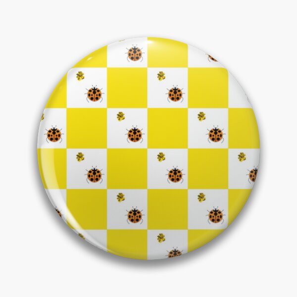 Item preview, Flowers and Ladybugs on Yellow designed and sold by MulesParty.