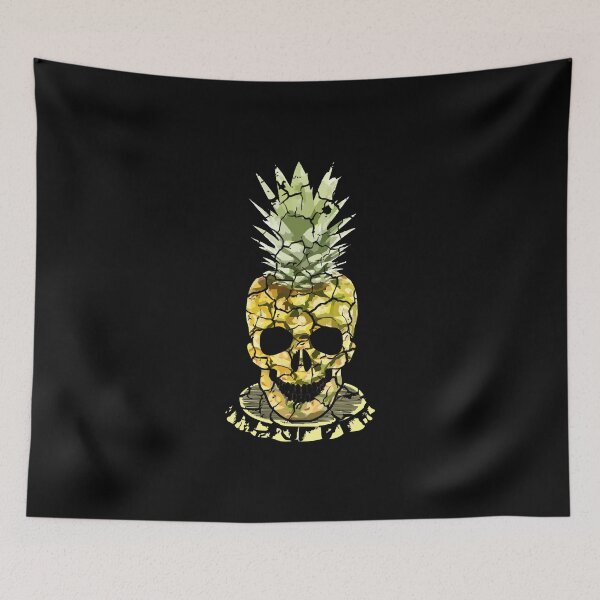 Item preview, Hawaiian Pineapple Skull  designed and sold by Mrpotts73.