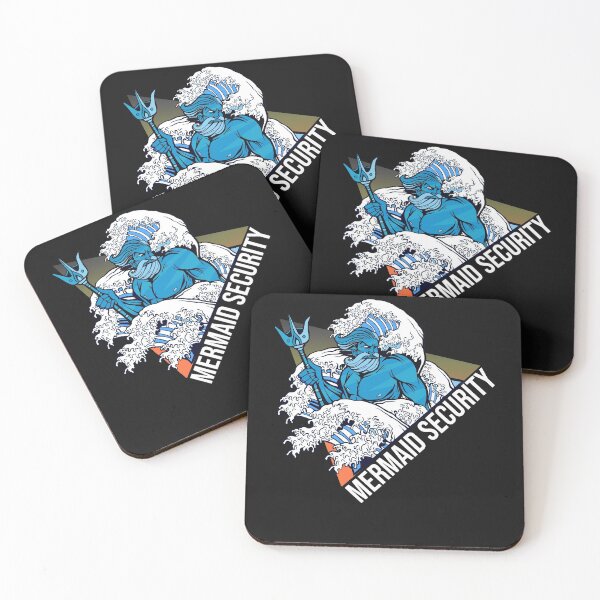 Item preview, Funny Merman Mermaid Security Swimming Beach designed and sold by thomash2.