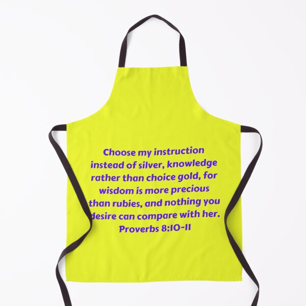Item preview, Bible Verse Proverbs 8:10-11 designed and sold by Prayingwarrior.