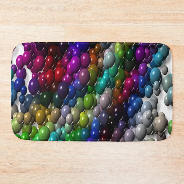 Item preview, MULTICOLORED BALLS POP ART GRAPHIC DESIGN -Hundreds of Spheres in different colours  designed and sold by Jane Holloway.