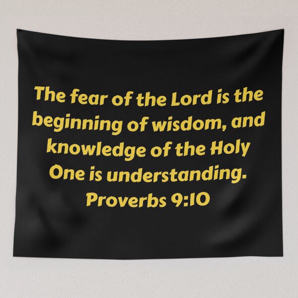 Item preview, Bible Verse Proverbs 9:10 designed and sold by Prayingwarrior.