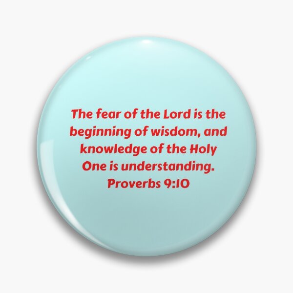 Item preview, Bible Verse Proverbs 9:10 designed and sold by Prayingwarrior.