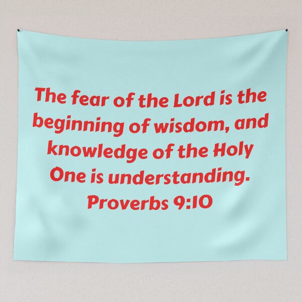 Item preview, Bible Verse Proverbs 9:10 designed and sold by Prayingwarrior.
