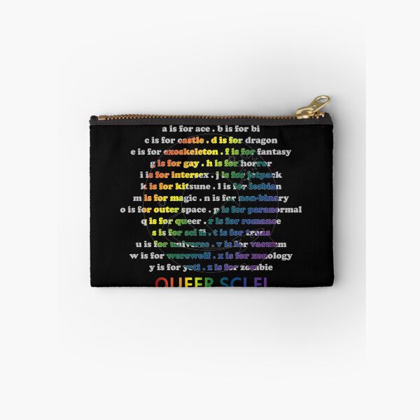 Item preview, Queer Sci Fi - A is For Ace - Black designed and sold by queerscifi.