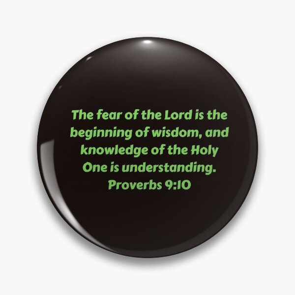 Artikelvorschau, Bible Verse Proverbs 9:10 entworfen und verkauft von Prayingwarrior.