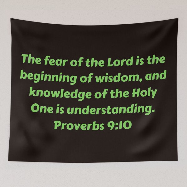 Item preview, Bible Verse Proverbs 9:10 designed and sold by Prayingwarrior.