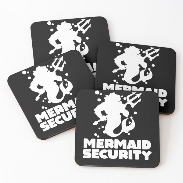 Item preview, Funny Merman Mermaid Security Swimming Beach designed and sold by thomash2.