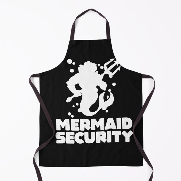 Item preview, Funny Merman Mermaid Security Swimming Beach designed and sold by thomash2.