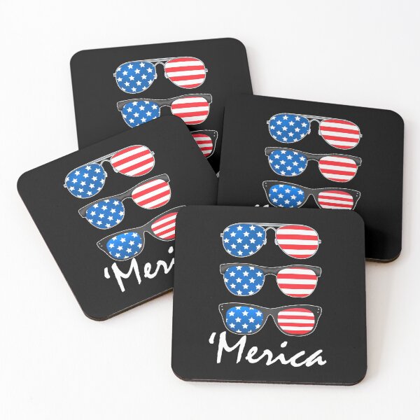Item preview, Merica Fourth of July Independence Day Sunglasses Flag designed and sold by Nzgiftsandmore.