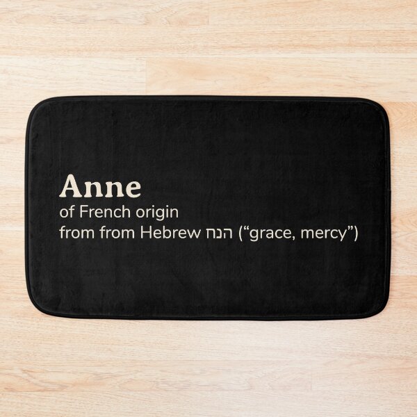 Item preview, Anne name etymology designed and sold by YourNameStory.