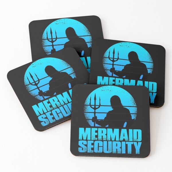 Item preview, Funny Merman Mermaid Security Swimming Beach designed and sold by thomash2.