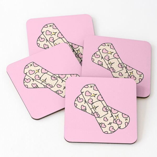 Item preview, plaster with hearts and stars designed and sold by y2kdiariesbyliz.