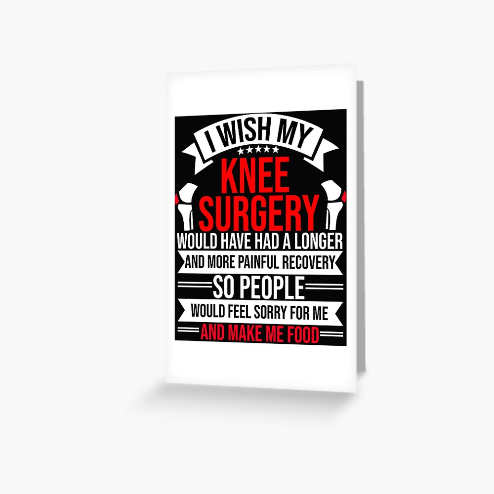 Funny Knee Surgery Get Well Card - "Take It Nice And Knee-sy" - Humorous Orthopedic Recovery Greeting For Knee Replacement Card - Joint Surgery, Hospital Recovery Gift - Hospital & Rehab Gift - View #8