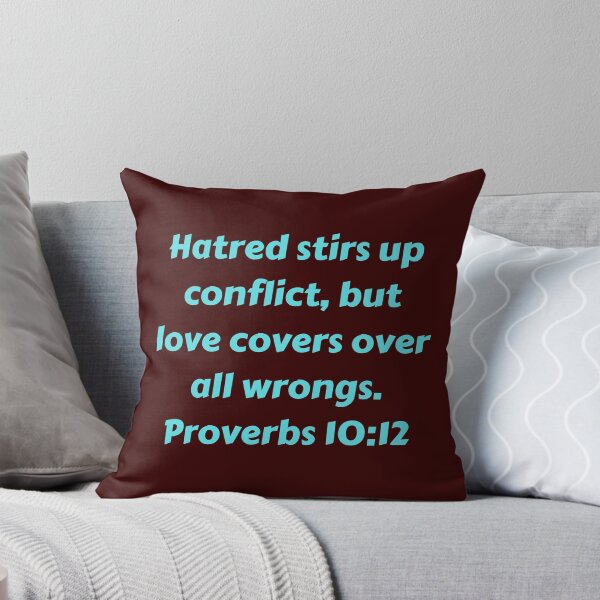 Item preview, Bible Verse Proverbs 10:12 designed and sold by Prayingwarrior.