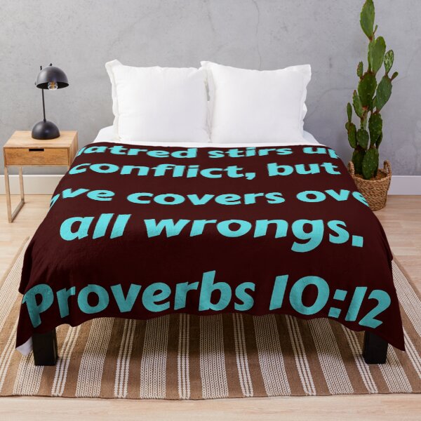 Item preview, Bible Verse Proverbs 10:12 designed and sold by Prayingwarrior.