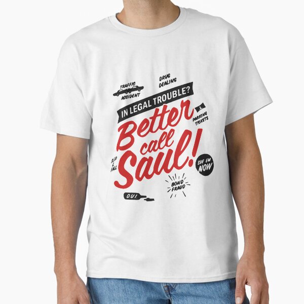 Vista previa del artículo con la obra «Mejor llamar a Saul Camiseta Mejor llamar a Saul», diseñado y vendido por HubeAtoni.