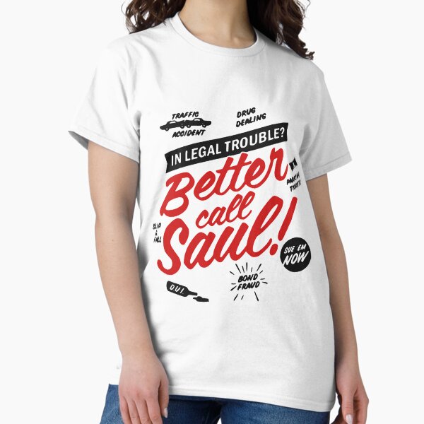 Vista previa del artículo con la obra «Mejor llamar a Saul Camiseta Mejor llamar a Saul», diseñado y vendido por HubeAtoni.