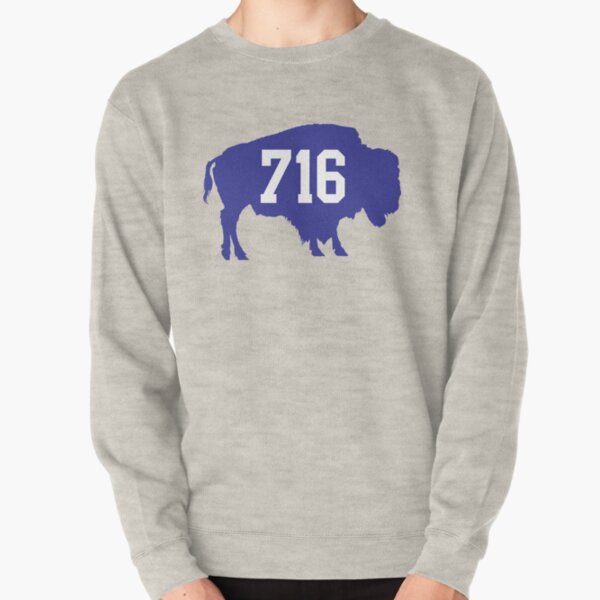 716 : Blue Pullover Sweatshirt