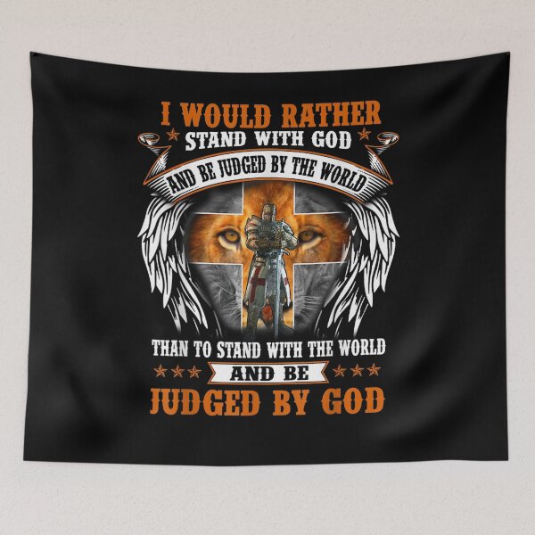 Item preview, Jesus Christian I Would Rather Stand With God And Be Judged  designed and sold by zpruby.