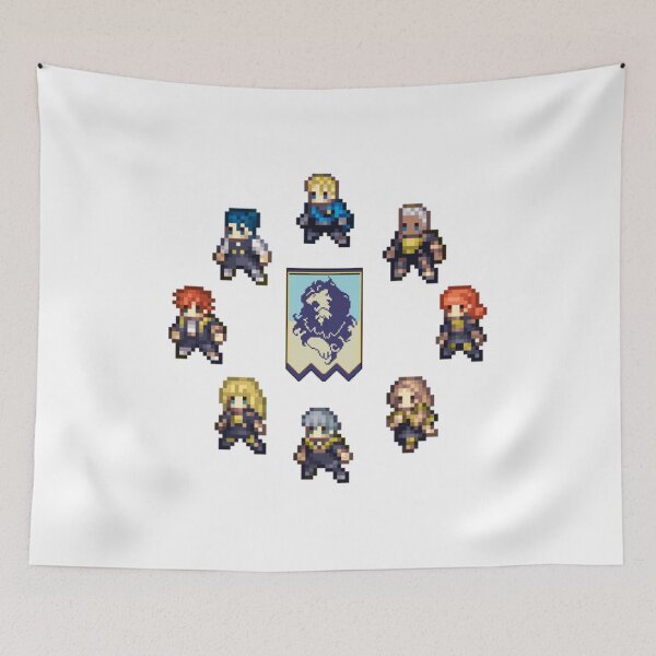 Item preview, Blue Lions 8 bits designed and sold by Keaganbarlow.