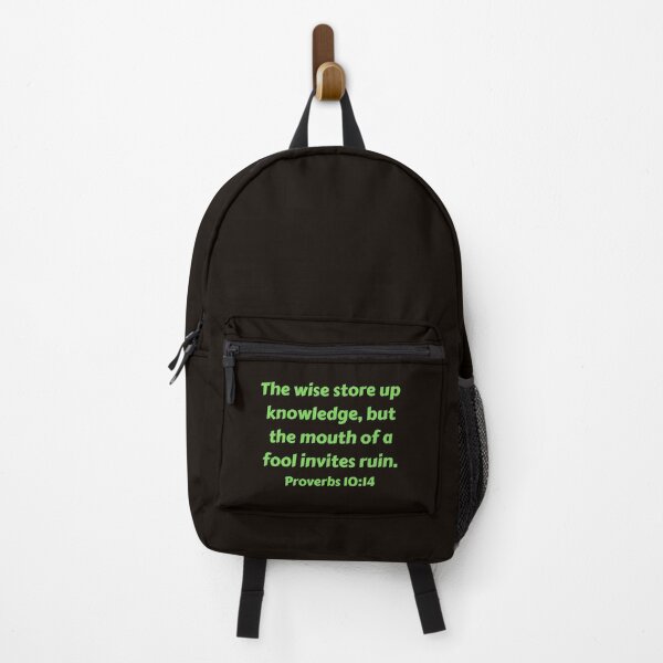 Item preview, Bible Verse Proverbs 10:14 designed and sold by Prayingwarrior.