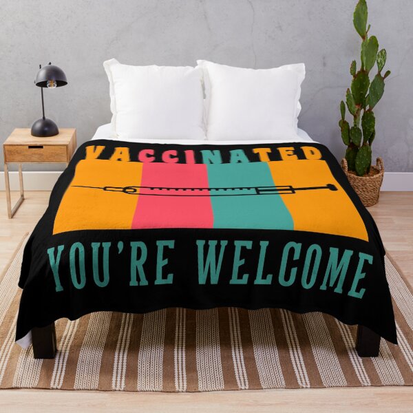 Item preview, Vaccinated You're Welcome Funny Quote designed and sold by Color-Sparkle.