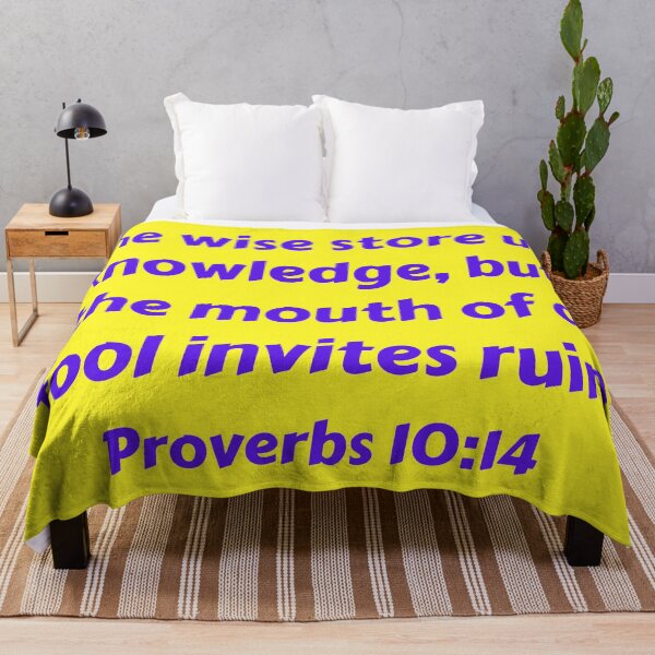 Item preview, Bible Verse Proverbs 10:14 designed and sold by Prayingwarrior.