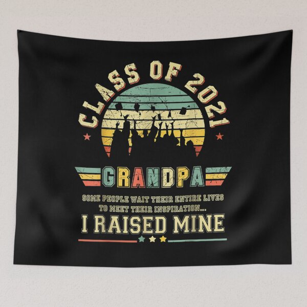 Item preview, Proud Grandpa Of A 2021 Graduate Retro Graduation Senior  designed and sold by zpruby.