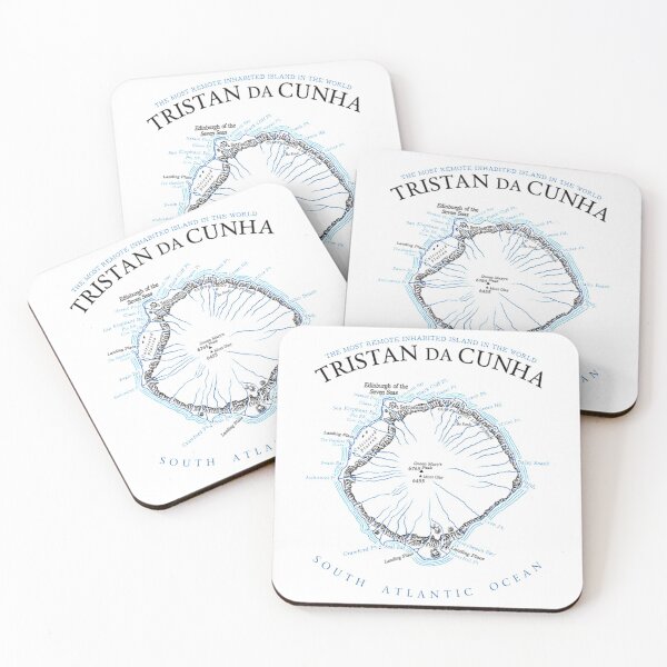 Item preview, Tristan Da Cunha T-ShirtTristan da Cunha - Vintage Map designed and sold by HubeAtoni.