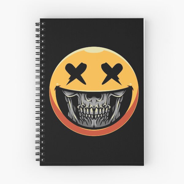 Item preview, Skull Grin Emoticon Illustration designed and sold by Peekonet.