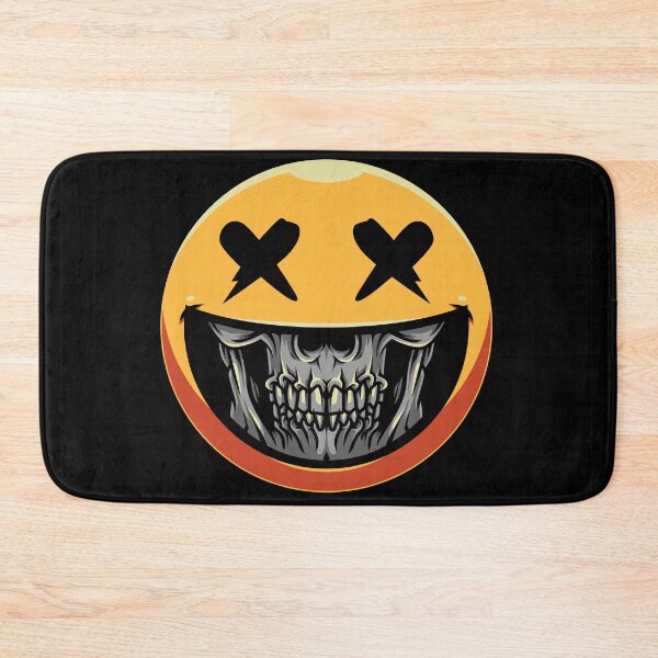 Item preview, Skull Grin Emoticon Illustration designed and sold by Peekonet.
