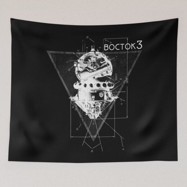 Item preview, Vostok T-ShirtCCCP BOCTOK 3 Vintage Seal designed and sold by HubeAtoni.