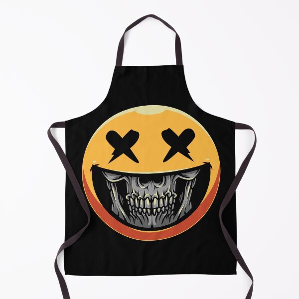 Item preview, Skull Grin Emoticon Illustration designed and sold by Peekonet.