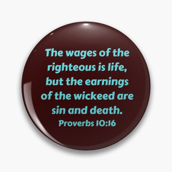 Item preview, Bible Verse Proverbs 10:16 designed and sold by Prayingwarrior.