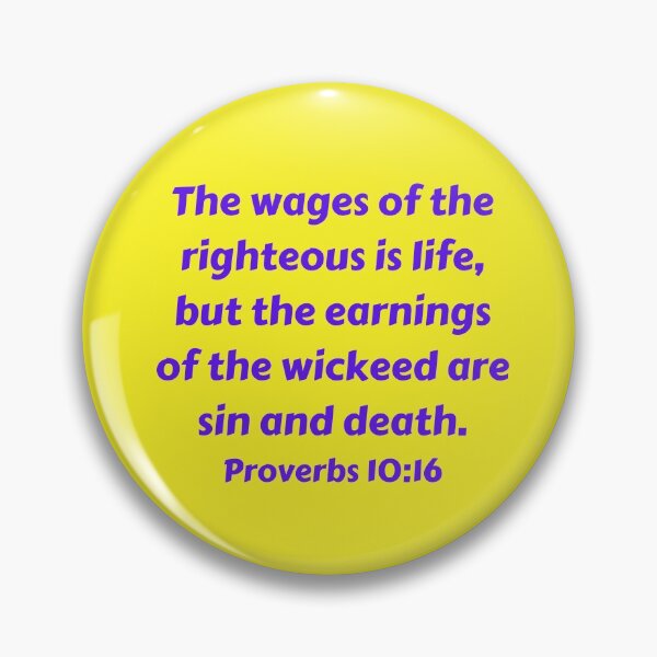 Item preview, Bible Verse Proverbs 10:16 designed and sold by Prayingwarrior.