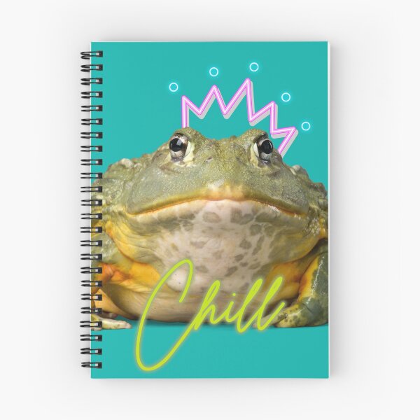 Item preview, African Bullfrog Tshirt Tee Shirt Chillin Cute Funny Kawaii Graphic Cartoony Design for Apparel Accessories Home Decor Skins Totes Bags Wall Art Stickers designed and sold by Rocbebe.