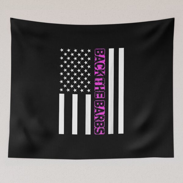 Item preview, Back The Barbz Flag Love Barbs Loyal Fan designed and sold by Amosbriggs.