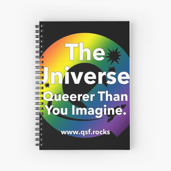 Item preview, QSF Universe Logo - Black designed and sold by queerscifi.