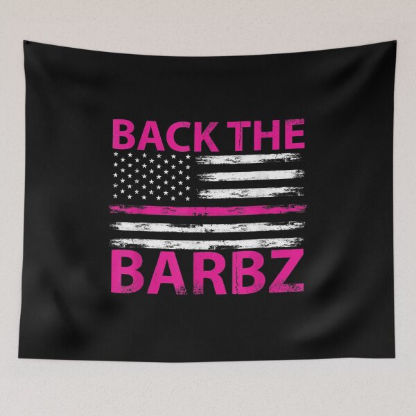 Item preview, Back The Barbz Flag Love Barbs Loyal Fan designed and sold by Amosbriggs.