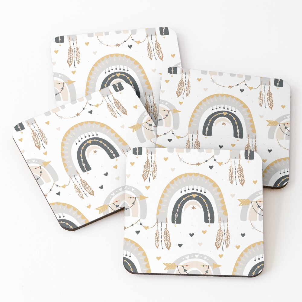 Vista previa del artículo con la obra «Posavasos (lote de 4)», diseñado y vendido por Patternsonly.